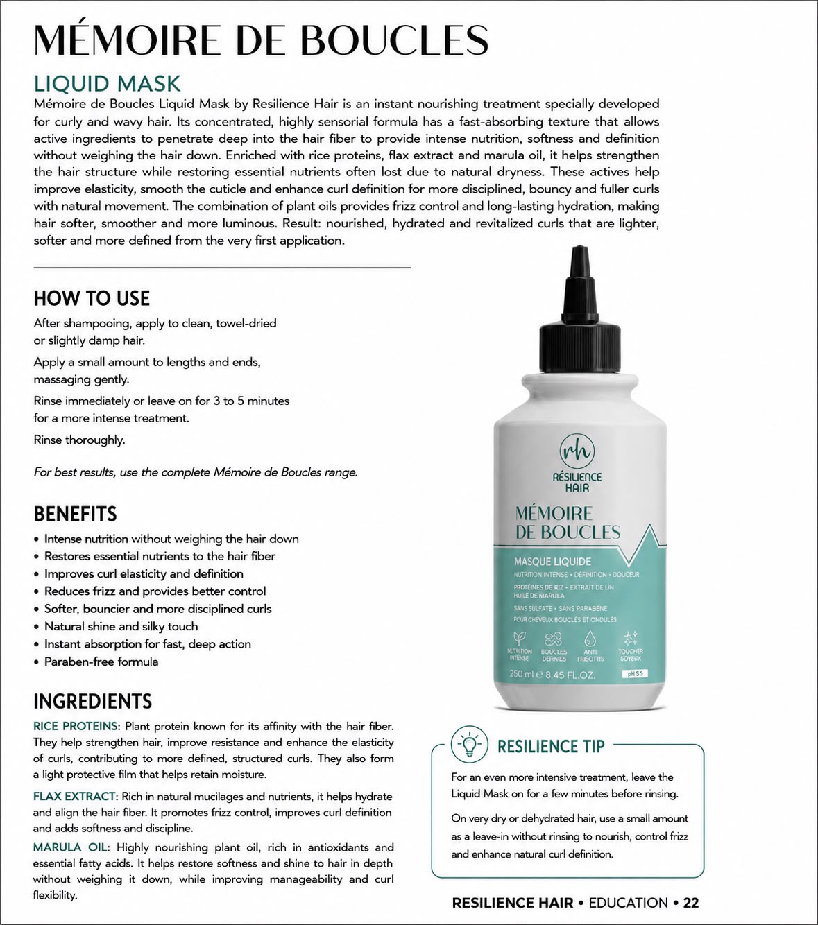 Mask Liquide Boucle — technical sheet