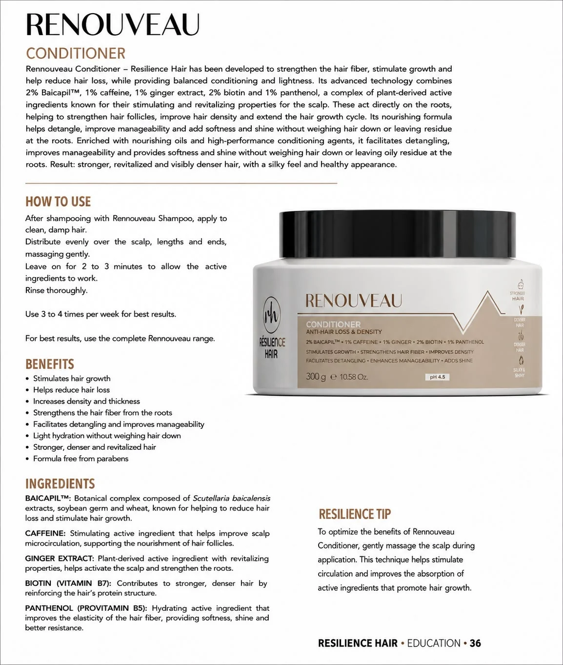 Creme Renouveau — technical sheet