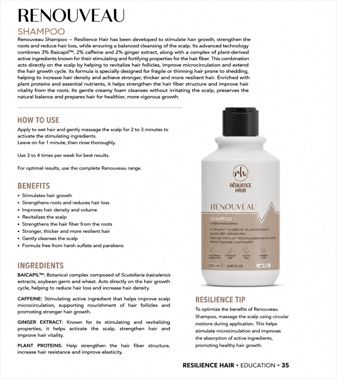 SHP Renouveau — technical sheet